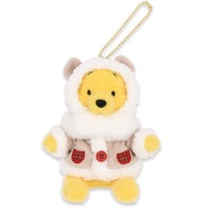 Tokyo Disney Resort Disney Christmas 2025 Winnie the Pooh Plush Badge Keychain